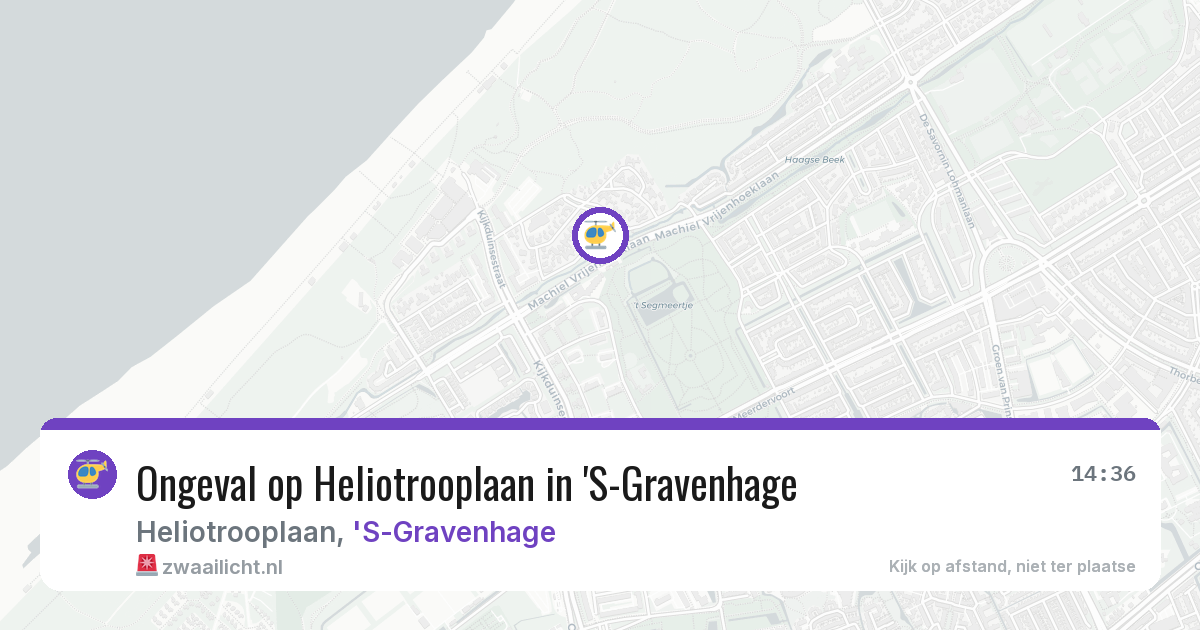 Ongeval op Heliotrooplaan in 'S-Gravenhage — 12 mrt 2026