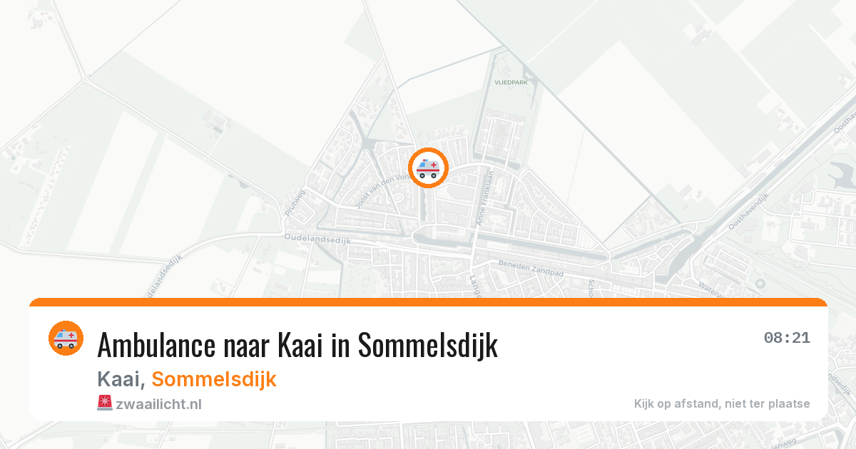 Ambulance naar Kaai in Sommelsdijk — 28 mrt 2026