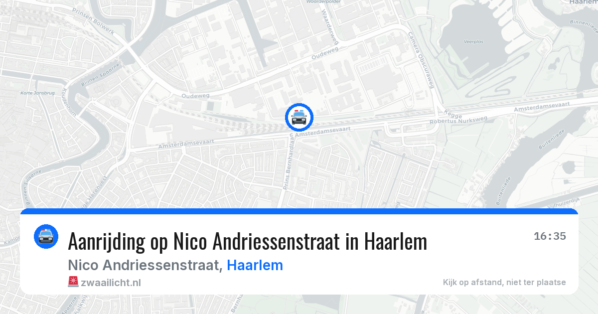 Aanrijding op Nico Andriessenstraat in Haarlem — 2 jun 2026