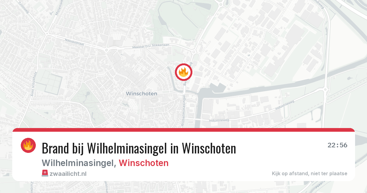 Brand bij Wilhelminasingel in Winschoten — 17 feb 2026
