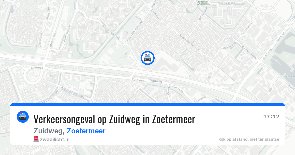Verkeersongeval op Zuidweg in Zoetermeer — 11 jun 2026
