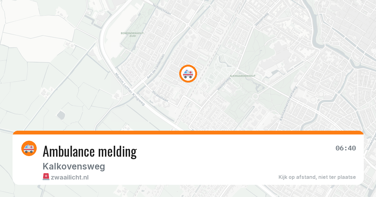 Ambulance melding — 29 jun 2026