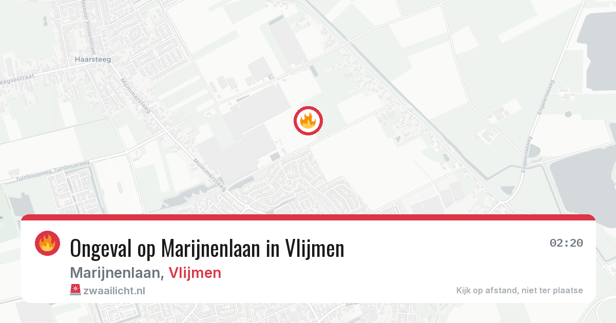 Ongeval op Marijnenlaan in Vlijmen — 11 mrt 2026