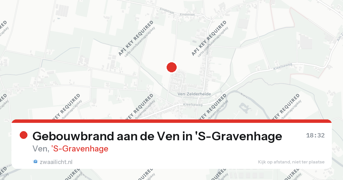 Gebouwbrand aan de Ven in 'S-Gravenhage — 26 aug 2026