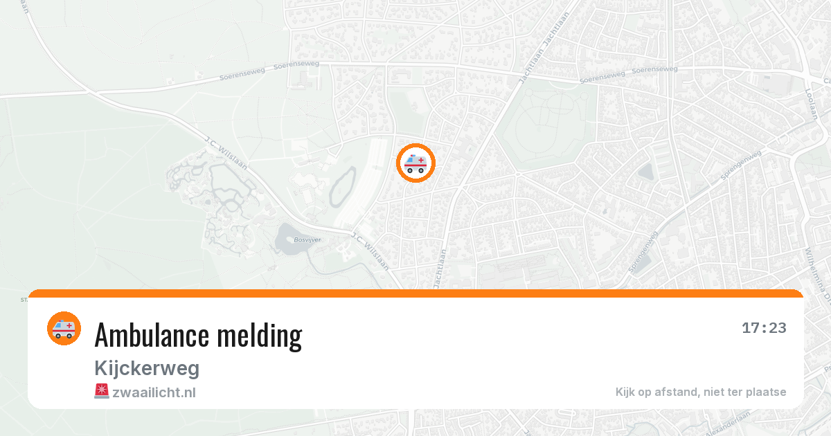 Ambulance melding — 19 jan 2026