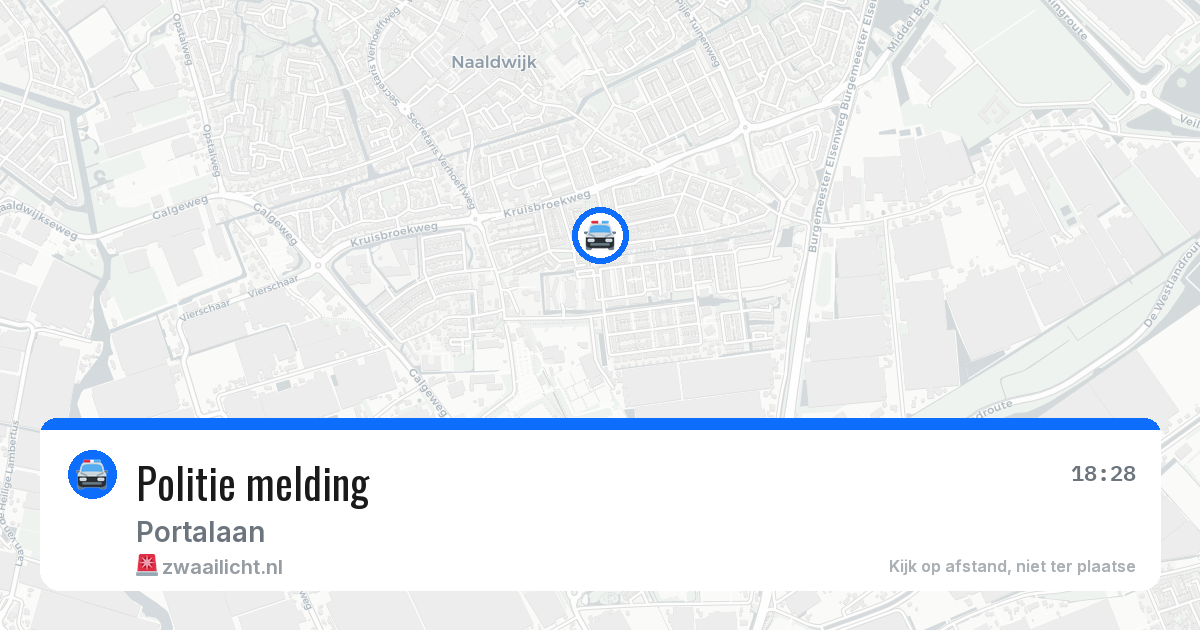 Politie melding — 15 apr 2026