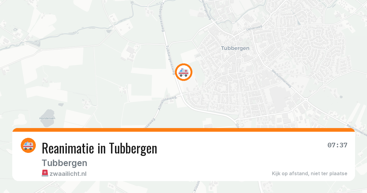 Reanimatie in Tubbergen — 12 mei 2026