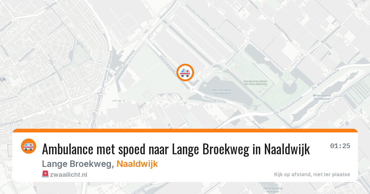 Ambulance met spoed naar Lange Broekweg in Naaldwijk — 14 apr 2026