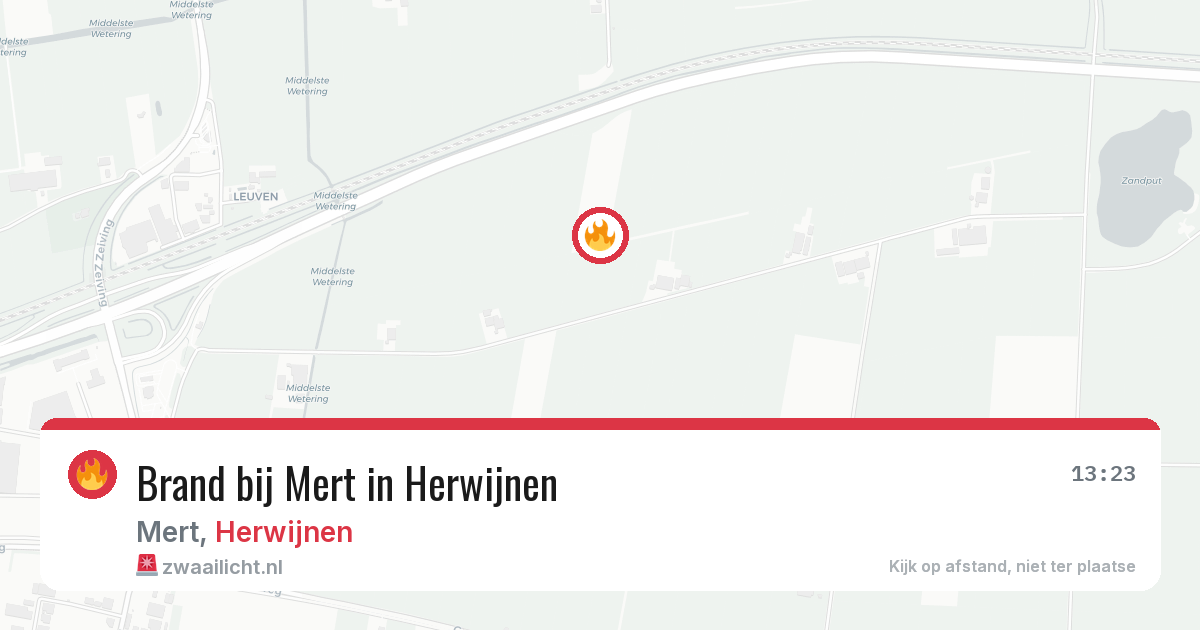 Brand bij Mert in Herwijnen — 29 mei 2026