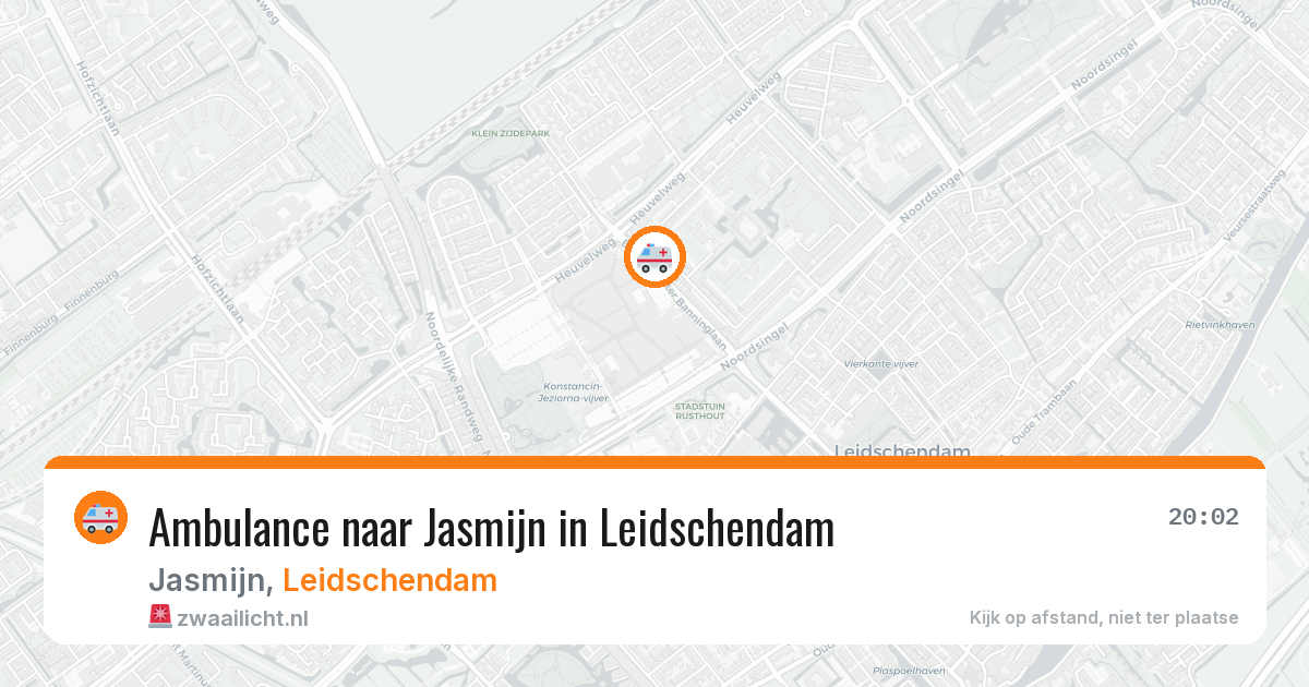 Ambulance naar Jasmijn in Leidschendam — 19 feb 2026