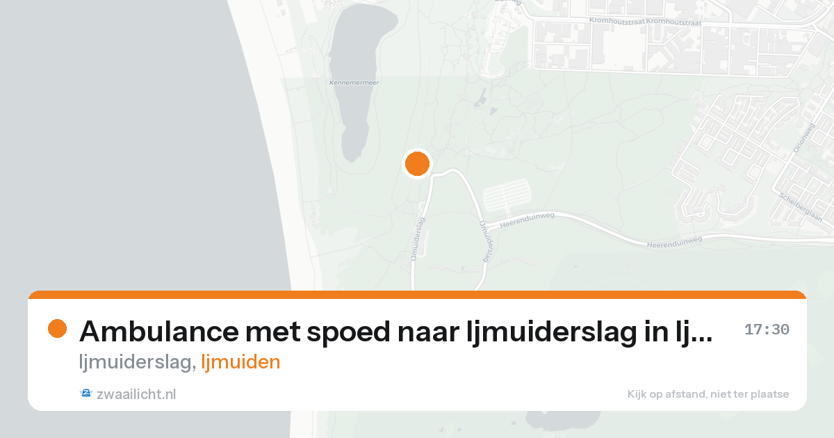 Ambulance met spoed naar Ijmuiderslag in Ijmuiden — 20 mei 2026