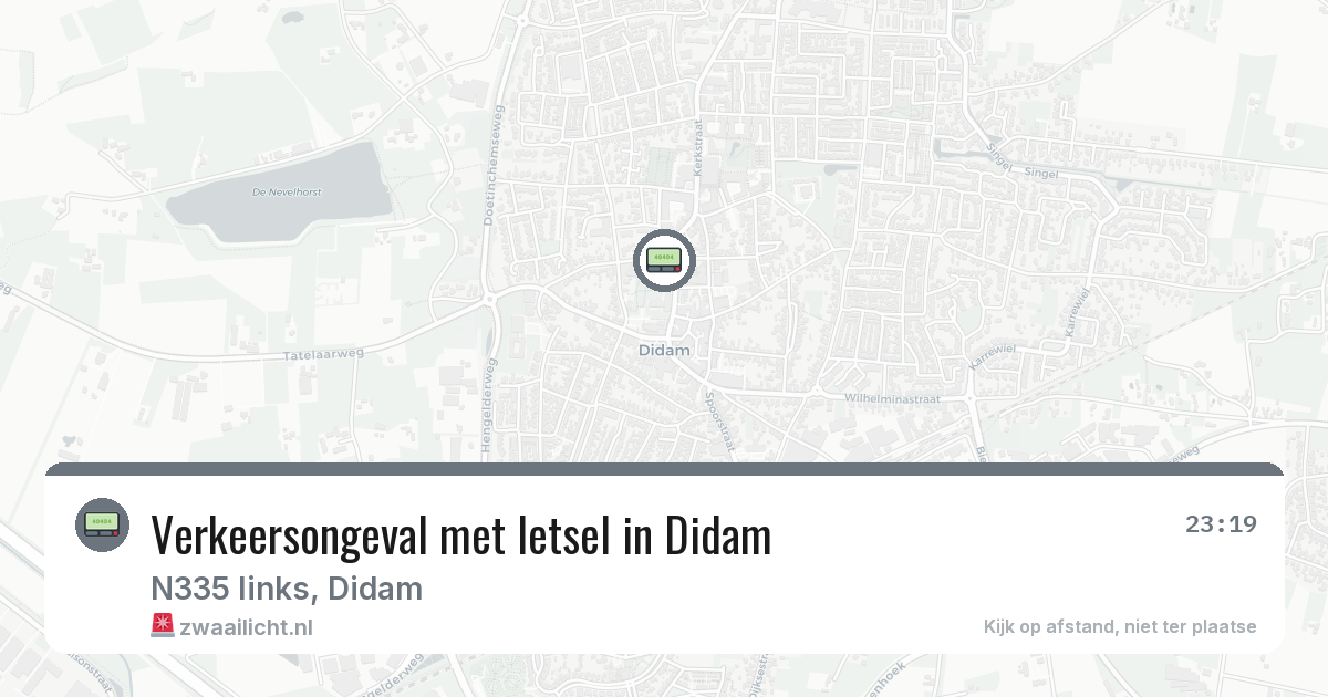 Verkeersongeval met letsel in Didam — 27 mei 2026