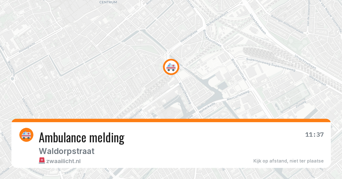 Ambulance melding — 8 apr 2026