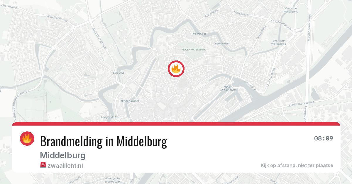 Brandmelding in Middelburg — 5 jun 2026