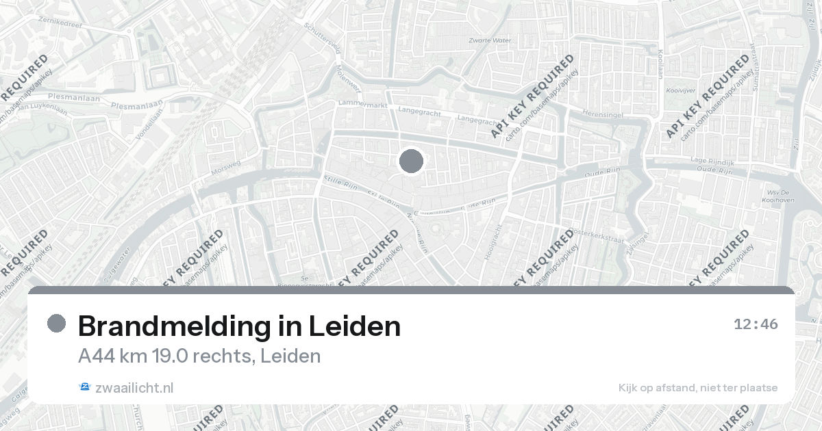 Brandmelding in Leiden — 23 feb 2026