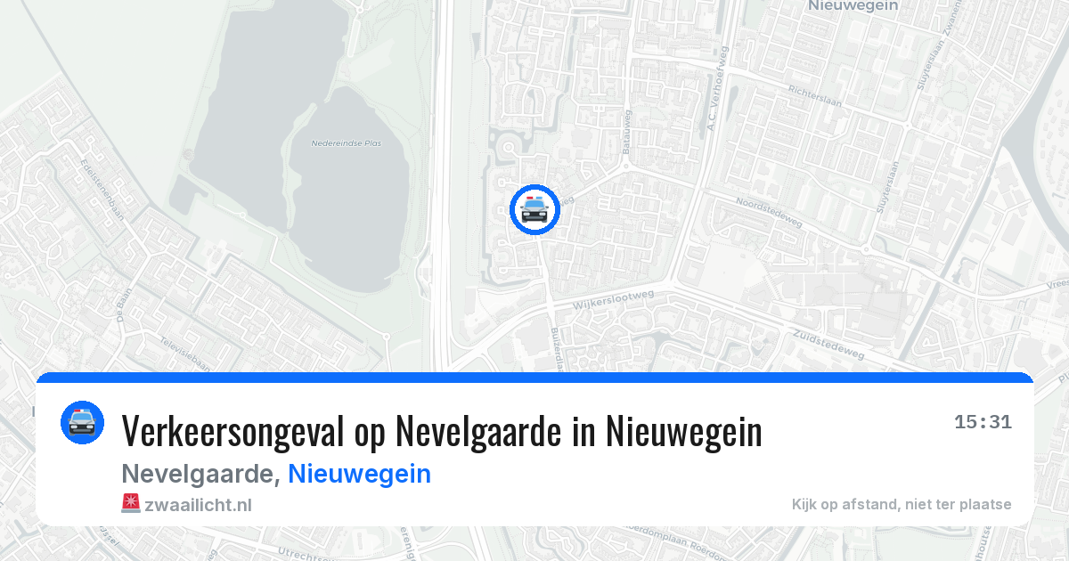 Verkeersongeval op Nevelgaarde in Nieuwegein — 10 feb 2026