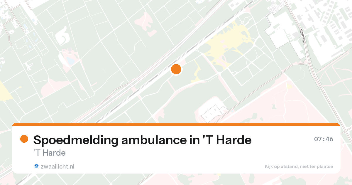 Spoedmelding ambulance in 'T Harde — 26 aug 2026
