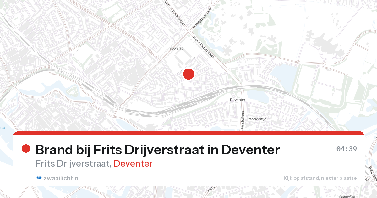 Brand bij Frits Drijverstraat in Deventer — 7 feb 2026