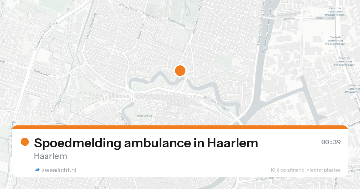 Spoedmelding ambulance in Haarlem — 30 jan 2026