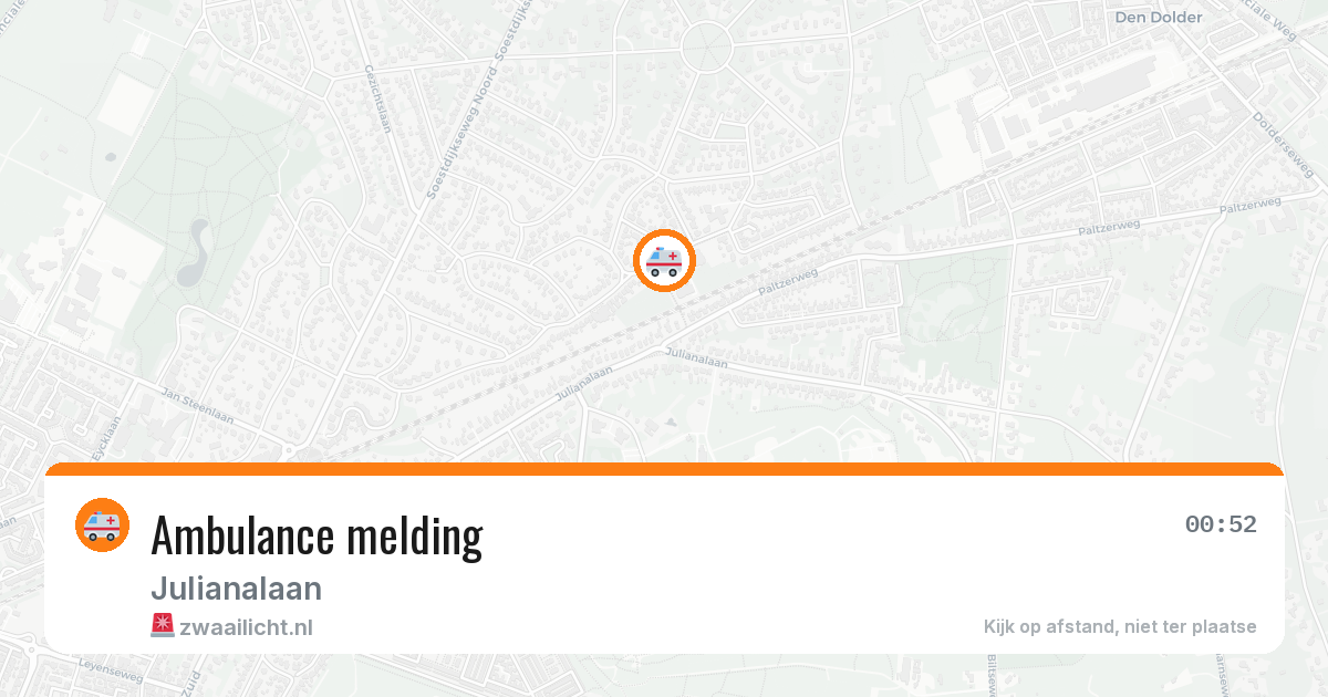 Ambulance melding — 11 jul 2026