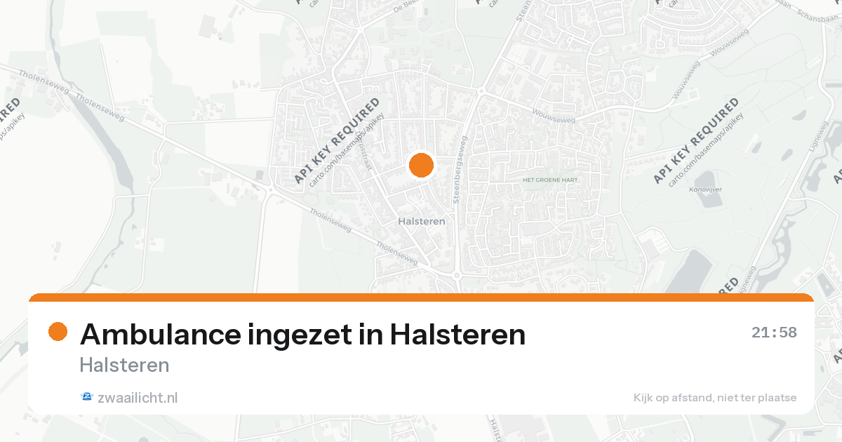 Ambulance ingezet in Halsteren — 31 jan 2026