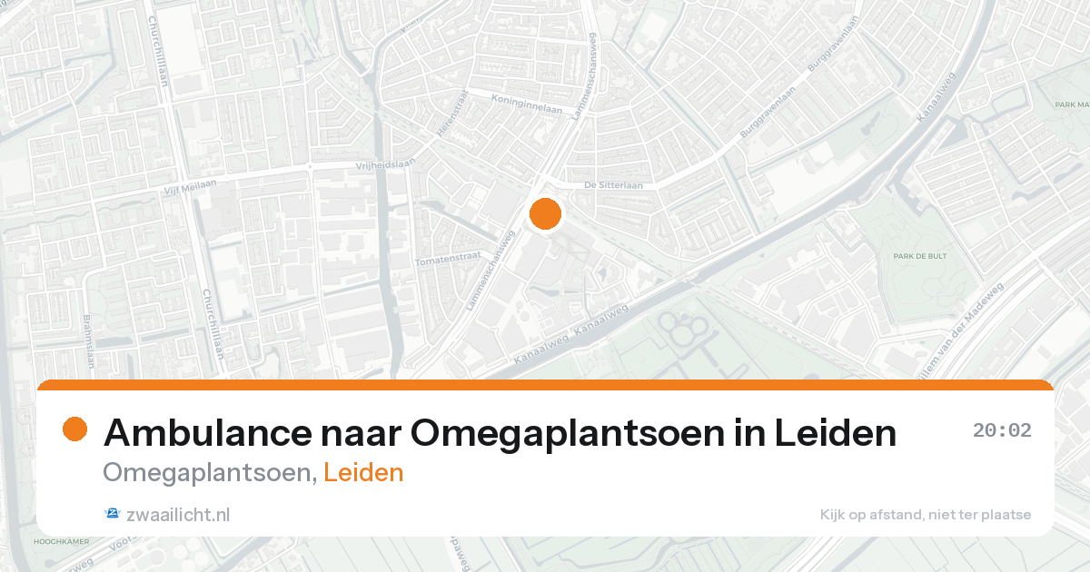 Ambulance naar Omegaplantsoen in Leiden — 7 feb 2026
