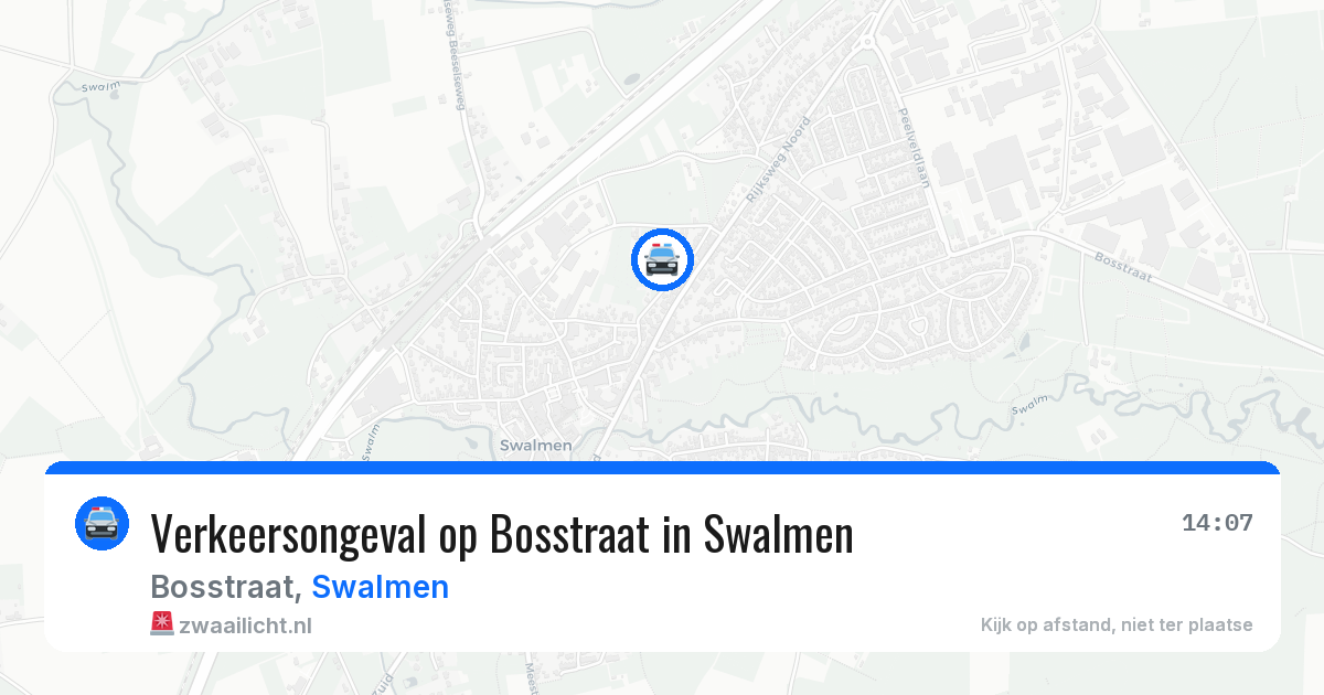 Verkeersongeval op Bosstraat in Swalmen — 24 jan 2026
