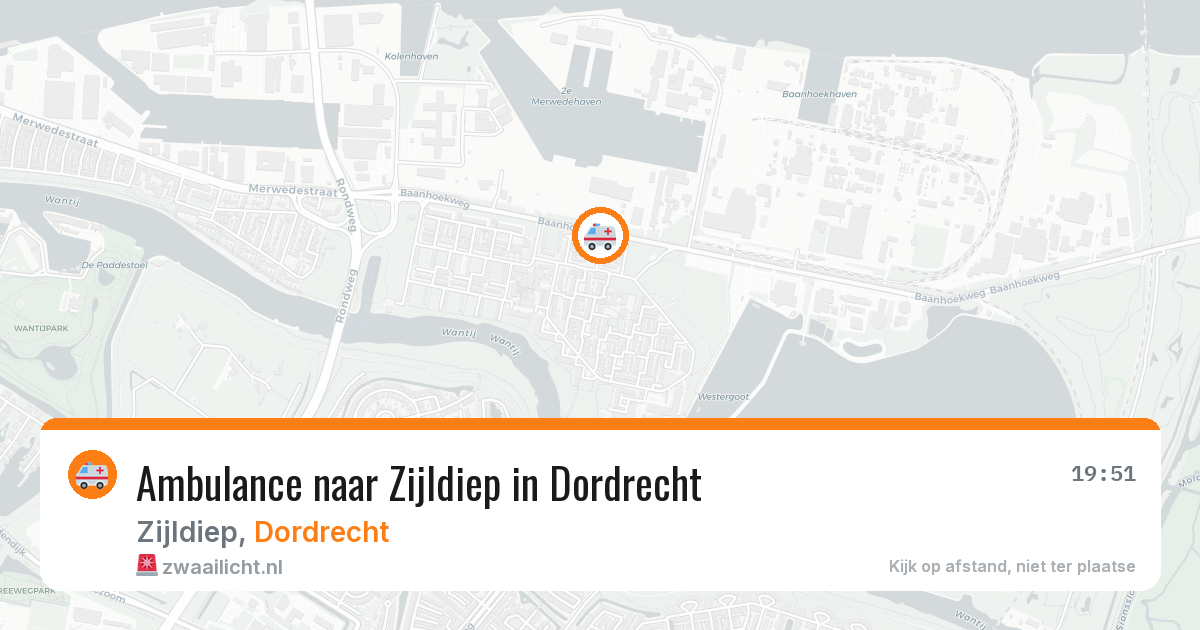 Ambulance naar Zijldiep in Dordrecht — 5 mei 2026