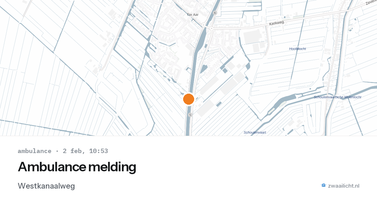 Ambulance melding — 2 feb 2026