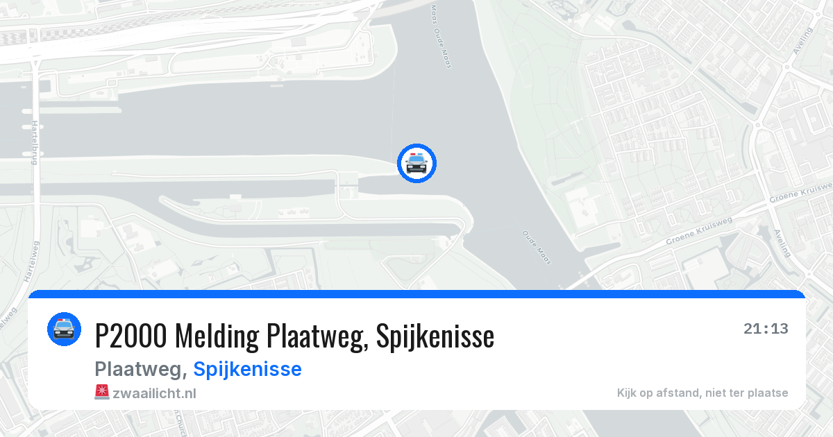 P2000 Melding Plaatweg, Spijkenisse — 15 jun 2026