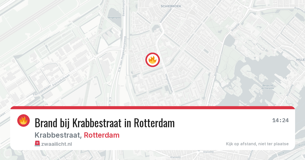 Brand bij Krabbestraat in Rotterdam — 29 jun 2026