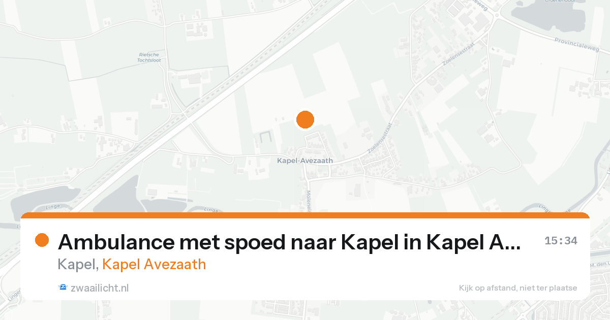 Ambulance met spoed naar Kapel in Kapel Avezaath — 30 jan 2026