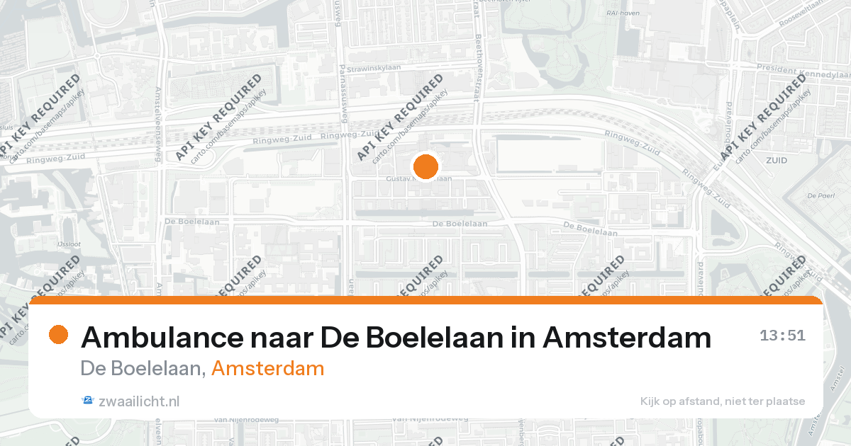 Ambulance naar De Boelelaan in Amsterdam — 26 aug 2026