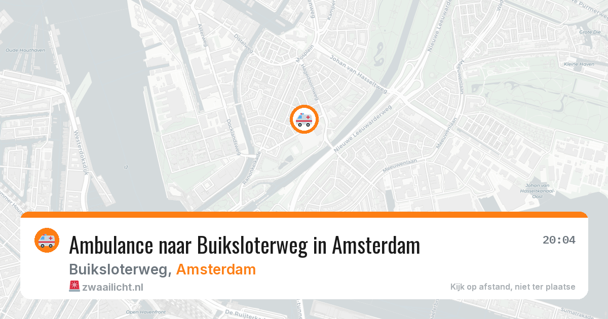 Ambulance naar Buiksloterweg in Amsterdam — 11 jun 2026