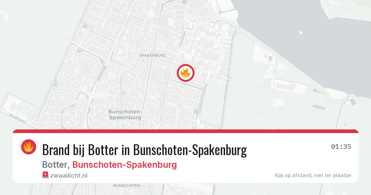 Brand bij Botter in Bunschoten-Spakenburg — 24 jul 2026