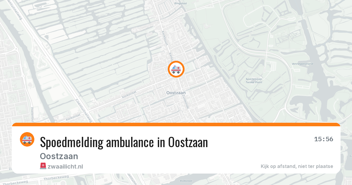Spoedmelding ambulance in Oostzaan — 17 feb 2026