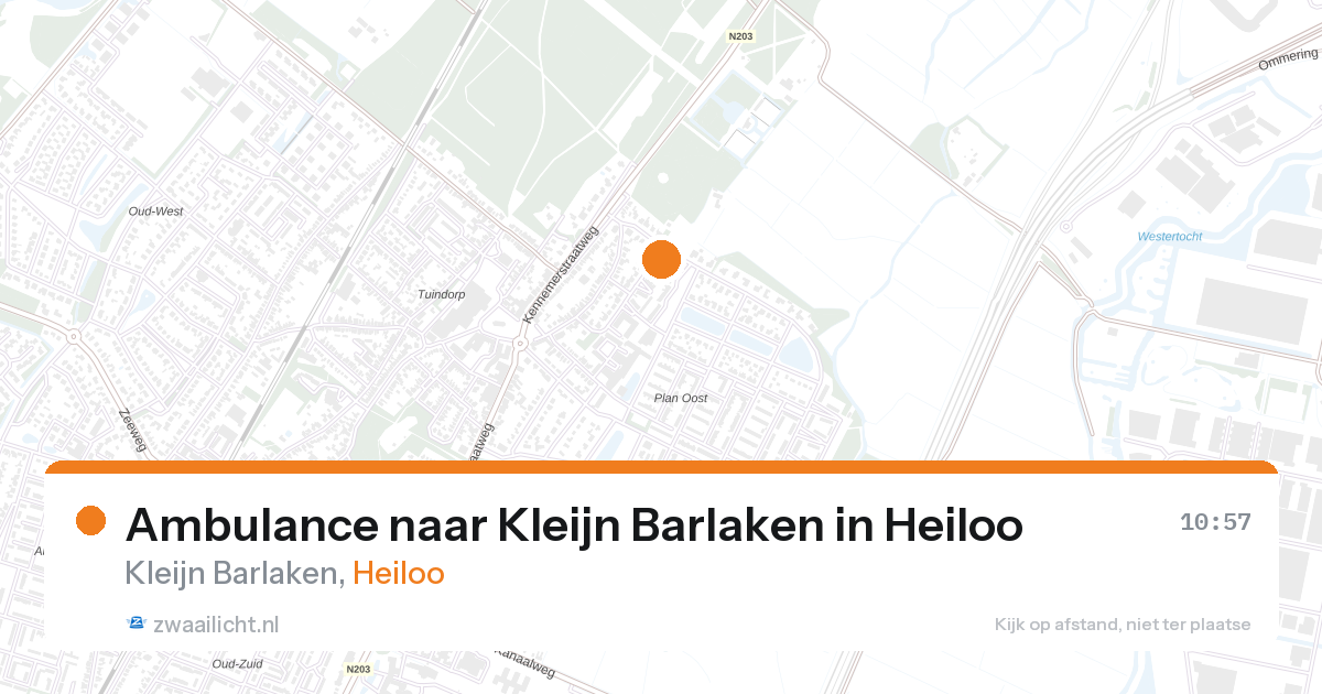 Ambulance naar Kleijn Barlaken in Heiloo — 28 aug 2026