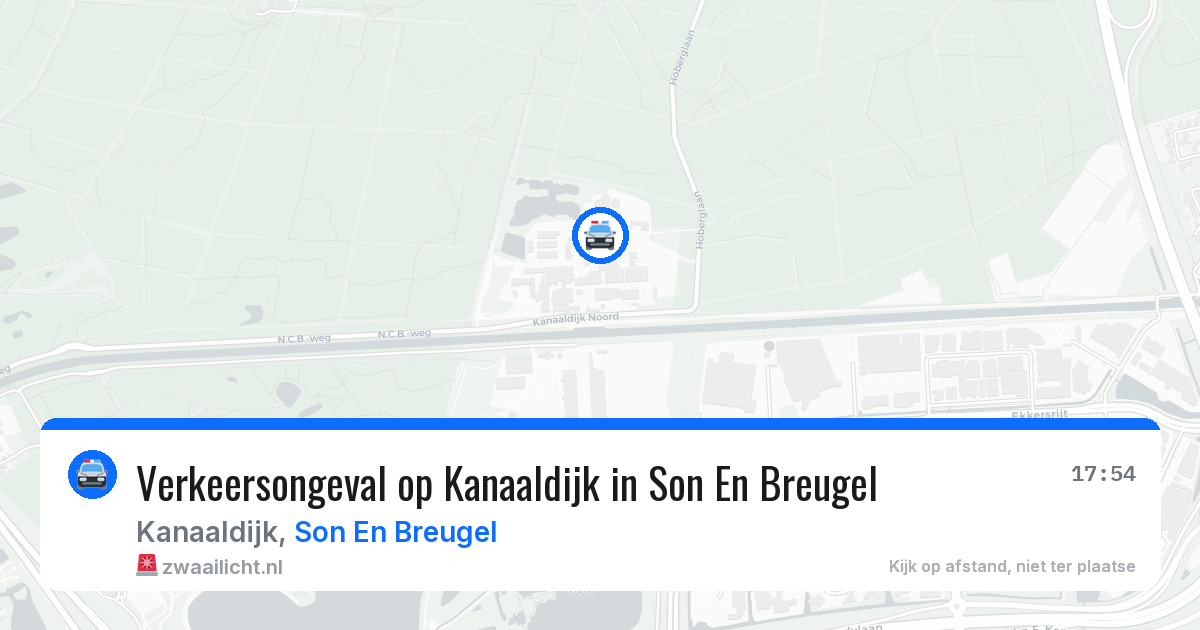 Verkeersongeval op Kanaaldijk in Son En Breugel — 21 mei 2026