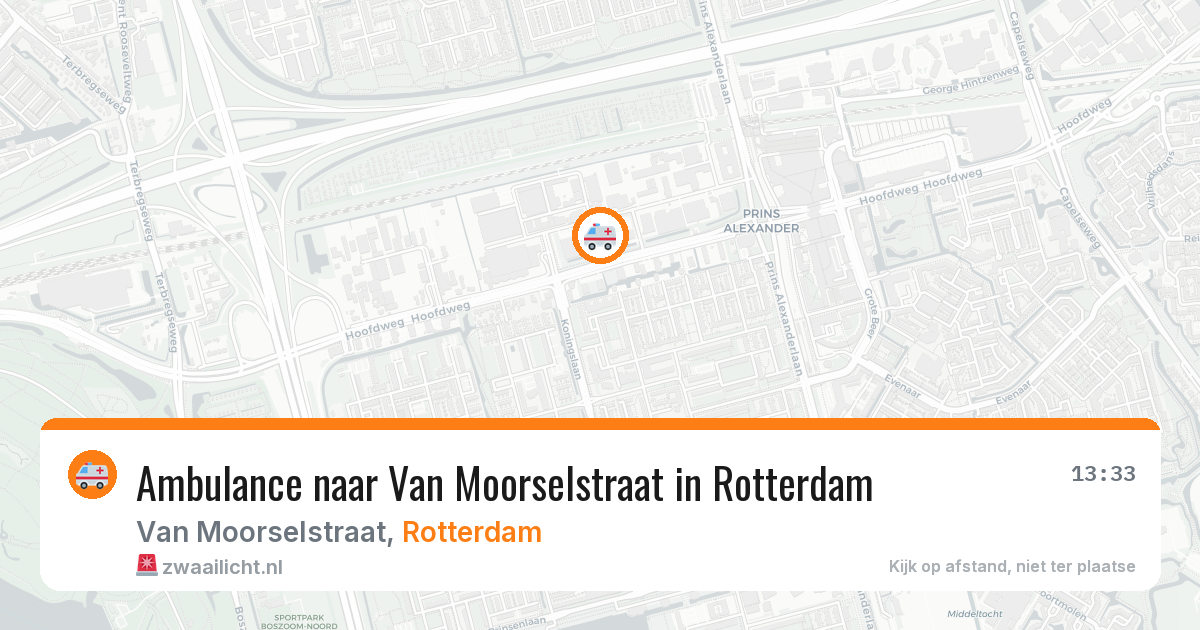 Ambulance naar Van Moorselstraat in Rotterdam — 5 mei 2026