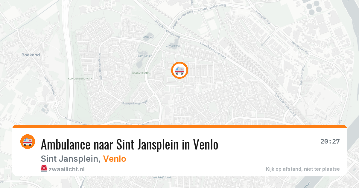 Ambulance naar Sint Jansplein in Venlo — 25 jun 2026