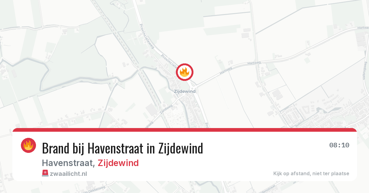 Brand bij Havenstraat in Zijdewind — 20 jun 2026