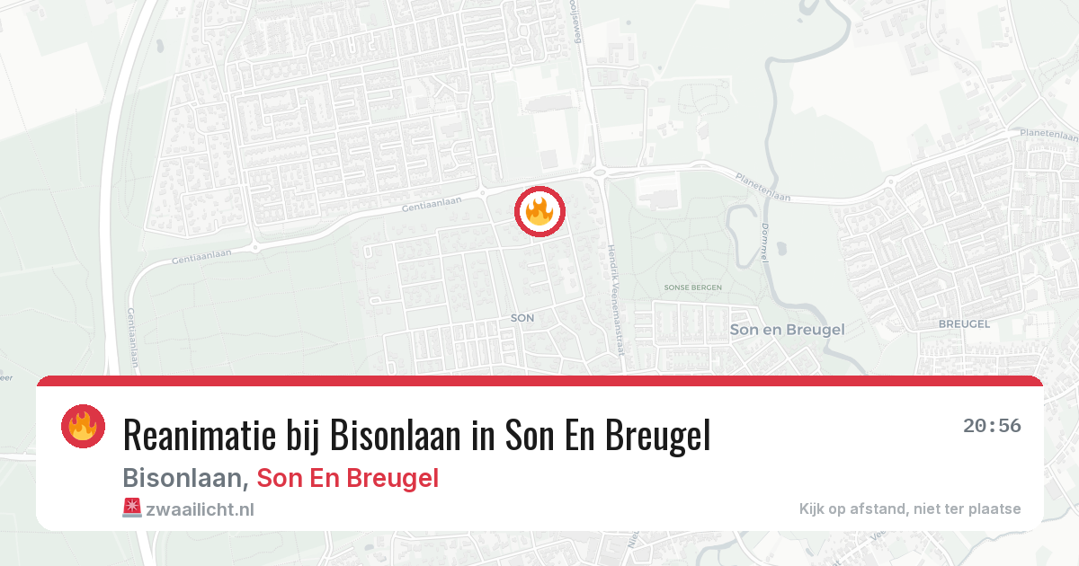 Reanimatie bij Bisonlaan in Son En Breugel — 5 apr 2026