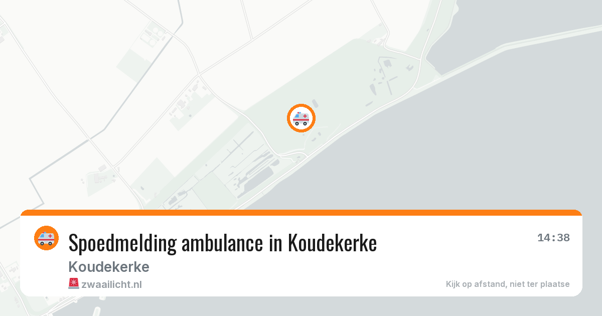 Spoedmelding ambulance in Koudekerke — 21 jan 2026