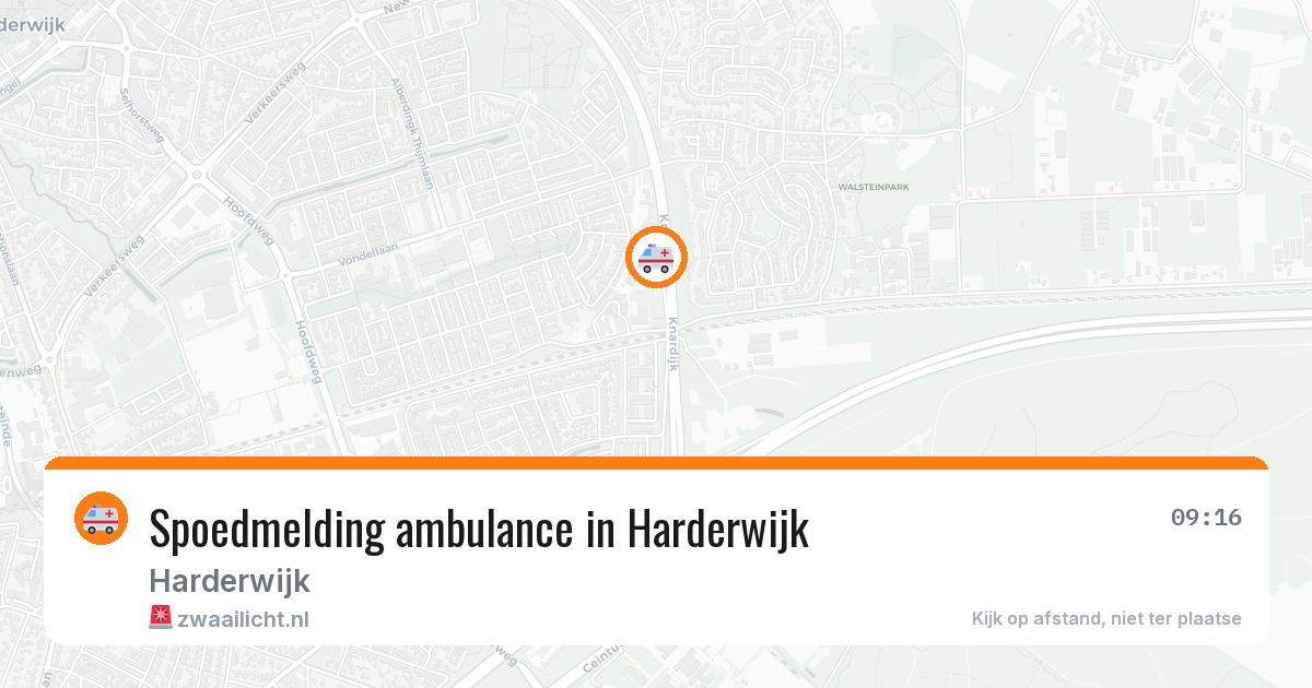Spoedmelding ambulance in Harderwijk — 11 aug 2026