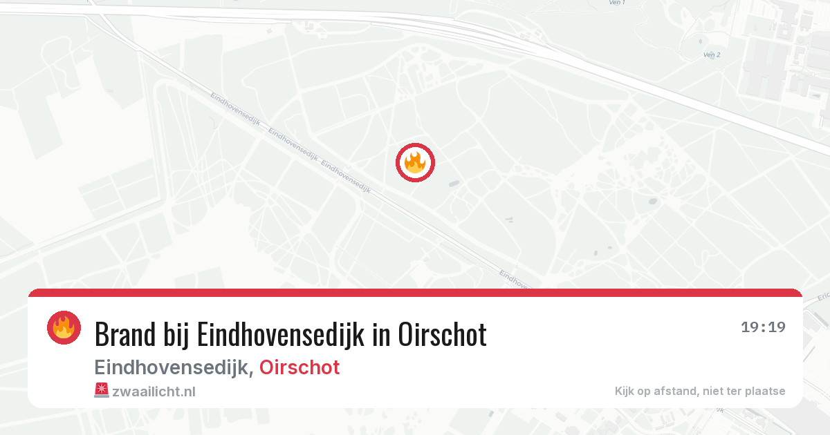 Brand bij Eindhovensedijk in Oirschot — 4 mrt 2026