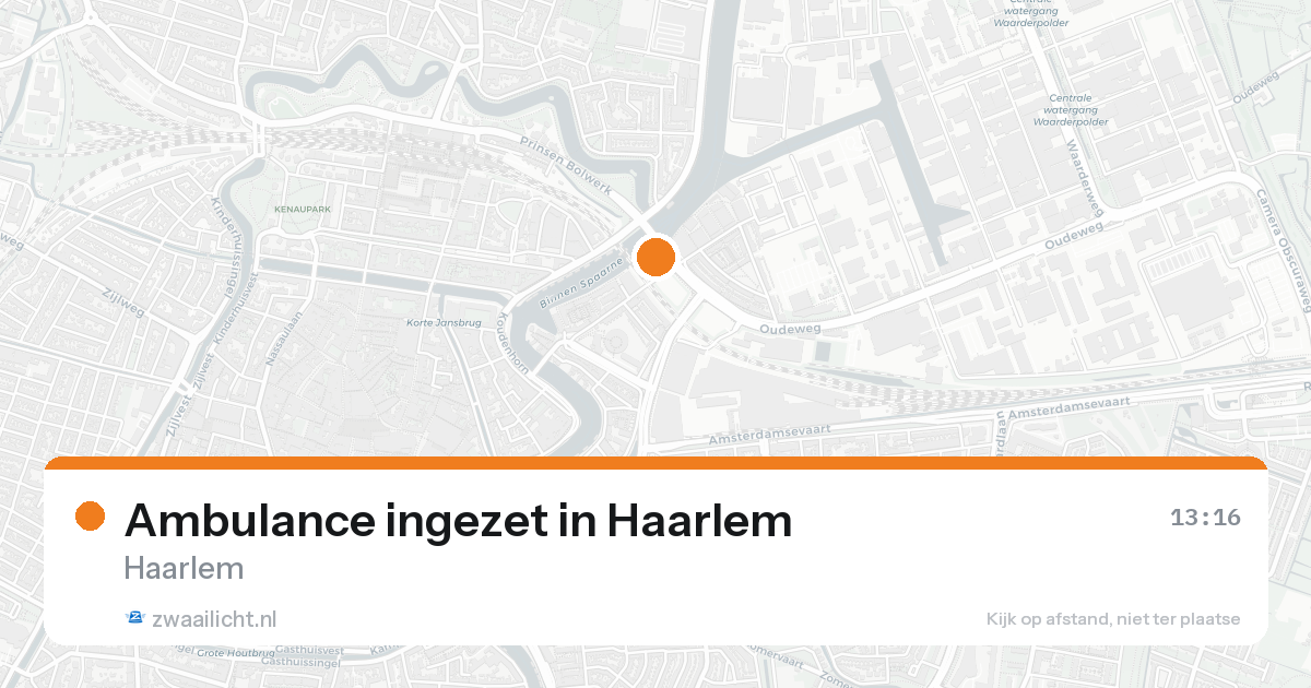 Ambulance ingezet in Haarlem — 15 aug 2026