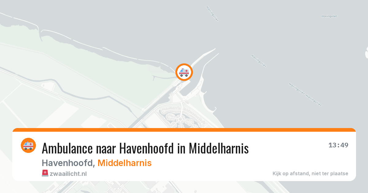 Ambulance naar Havenhoofd in Middelharnis — 14 jun 2026