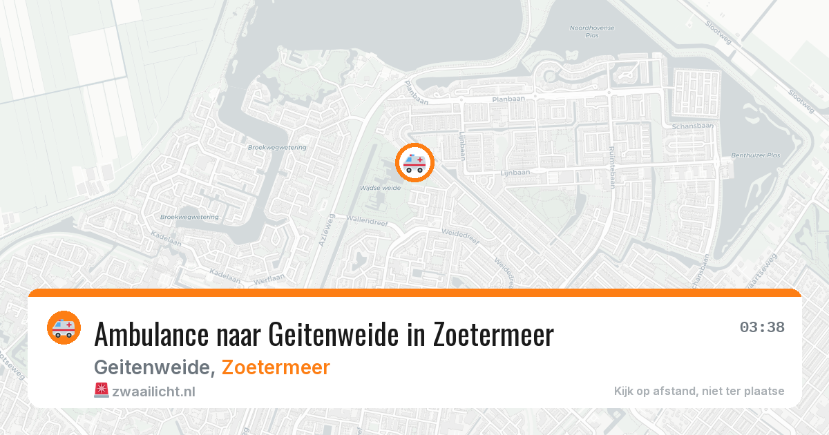 Ambulance naar Geitenweide in Zoetermeer — 23 jun 2026