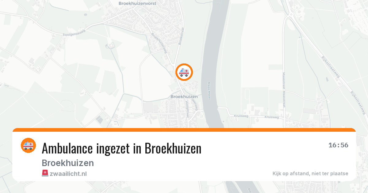 Ambulance ingezet in Broekhuizen — 24 jun 2026
