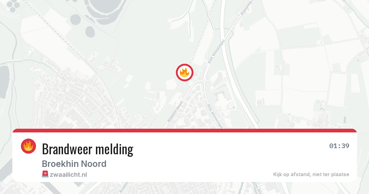 Brandweer melding — 14 apr 2026